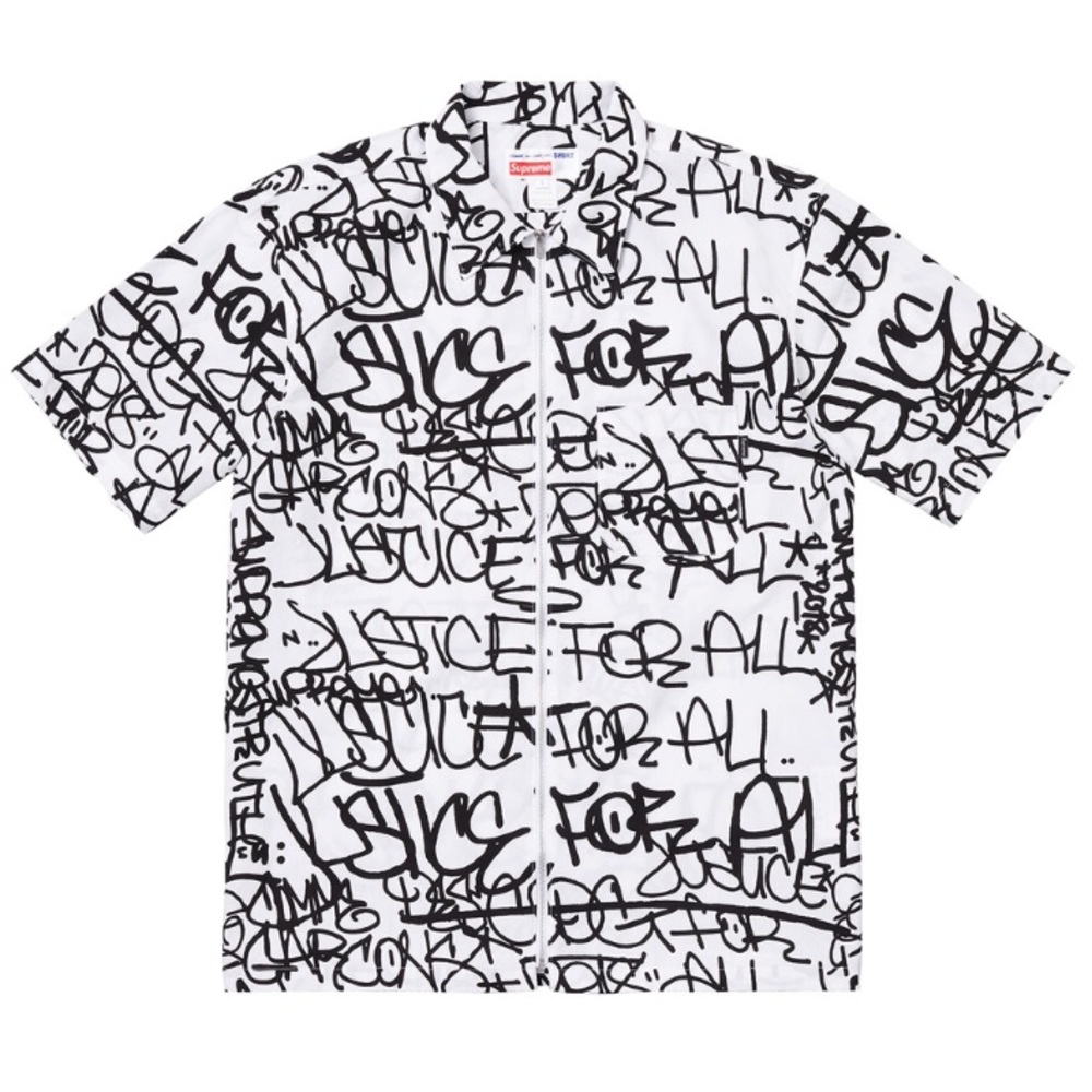 Supreme Comme des Garçons Graphic S/S Shirt white - Picture 1 of 5